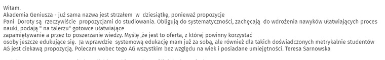 Nauka w każdym wieku