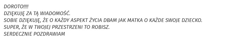 WIADOMOŚĆ