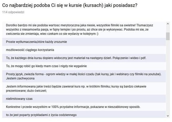 Opinia uczestnika