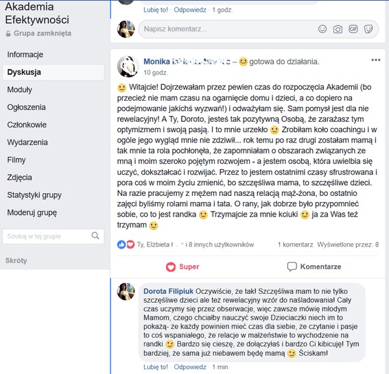 Opinia uczestnika
