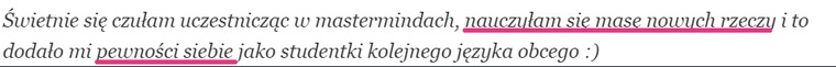 Opinia uczestnika
